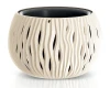 prosperplast sandy bowl doniczka okragla 24 cm kremowa