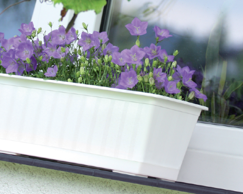 Podstawka pod doniczkę podłużną Agro aranżacja z roślinami