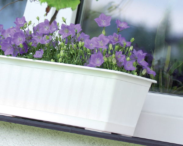 Podstawka pod doniczkę podłużną Agro aranżacja z roślinami