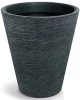 Donica na drzewka 80 cm czarna Tubra Round