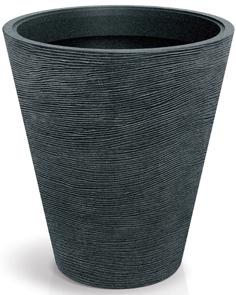 Donica na drzewka 80 cm czarna Tubra Round