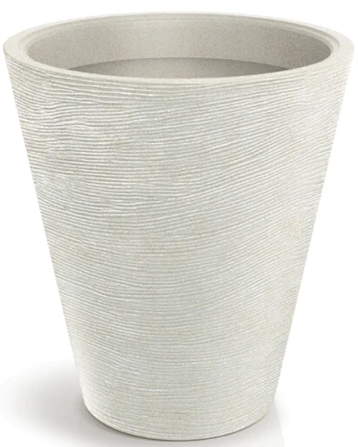 Donica na drzewka 80 cm kremowa Tubra Round