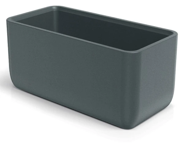 donica ogrodowa podłużna ethick molta case grafitowa