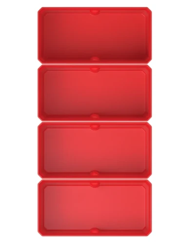 zestaw 10 x kuweta do organizera Tager Box - widok z góry