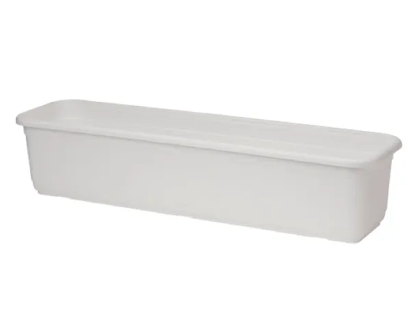 doniczka dluga biala 60 cm form plastic venus