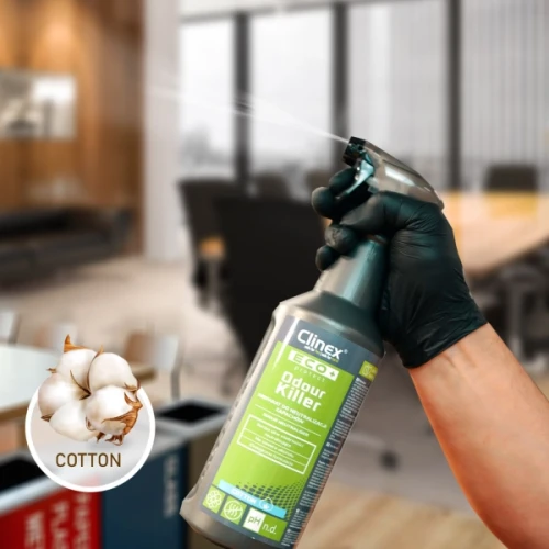 Neutralizator zapachów Cotton 1 litr Eco+ Protect Odour Killer Clinex 77-349 - aranżacja