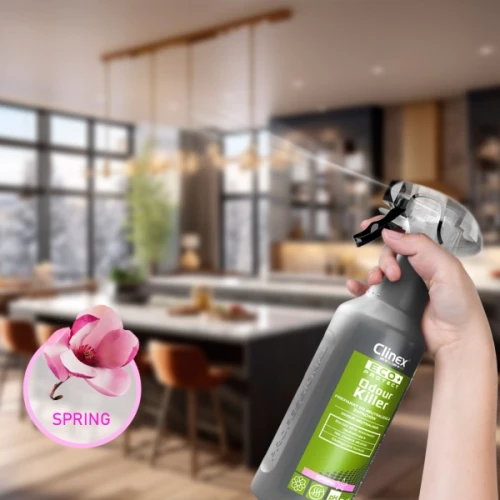 Preparat do neutralizacji zapachów wiosenny Spring 1 litr Eco+ Protect Odour Killer Clinex 77-350 - aranżacja