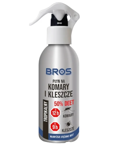 Bros sprey na komary i kleszcze 50% DEET 180ml.webp