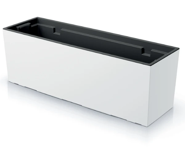 donica podłużna biała 58 cm prosperplast urbi case