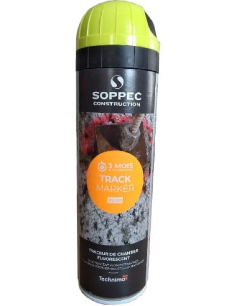 Spray geodezyjny fluorescencyjny Track Marker 500ml-zolty