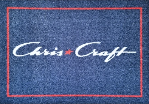 Wycieraczka Jet-Print Outdoor z logo niebieska