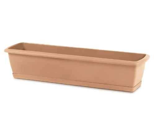 skrzynka balkonowa z podstawka dluga 79 cm terakota prosperplast respana set