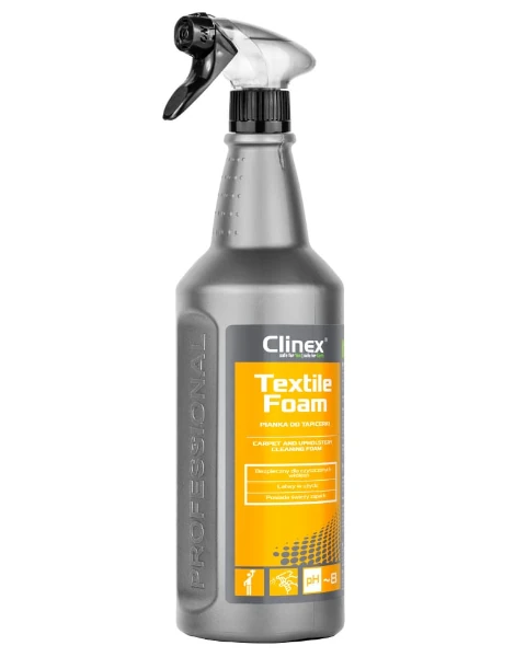 Pianka do czyszczenia tapicerki 1 litr Textile Foam Clinex