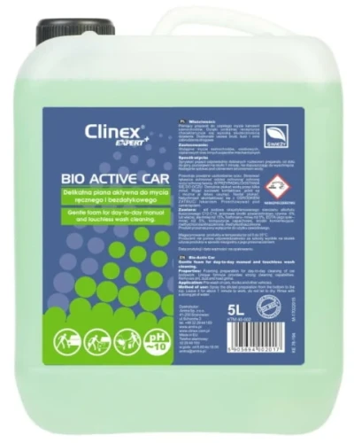 Piana do mycia karoserii samochodowej 5 litrów Bio Active Car Clinex Expert 