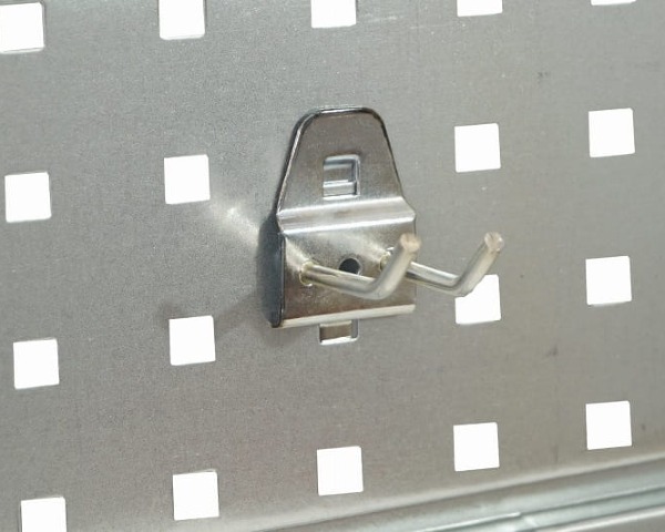 hak-podwojny-do-plyt-metalowych-warsztatowych