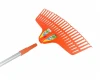 grabie do liści  42 cm Klik prezentacja z trzonkiem aluminiowym KLIK