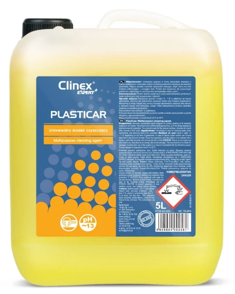 Płyn do czyszczenia wnętrza samochodu Plasticar 5 l Clinex Expert
