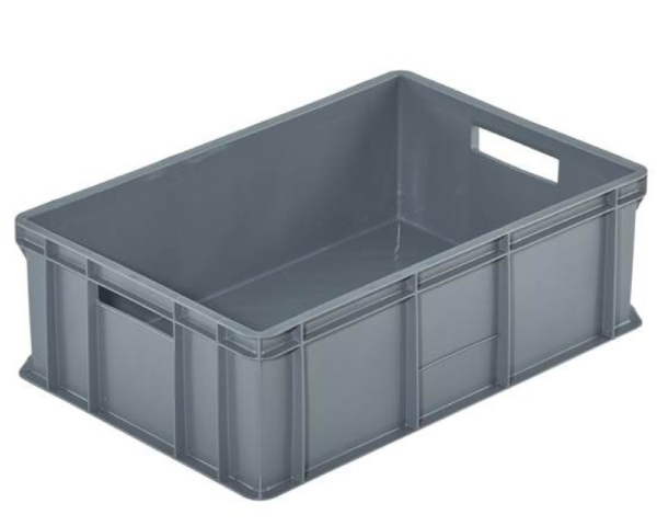 Pojemnik pełny Euro 60 x 40 x 20 cm szary ERG-Line