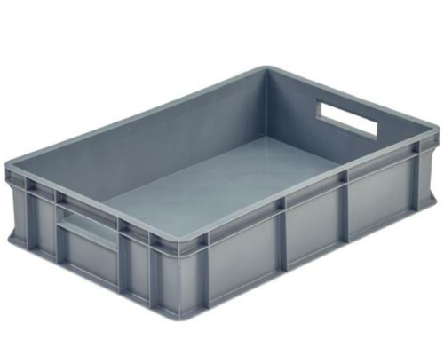 Pojemnik pełny Euro 60 x 40 x 14 cm szary ERG-Line