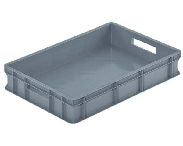 Pojemnik pełny Euro 60 x40 x 11 cm szary ERG-line