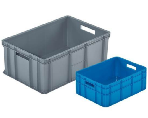 Pojemnik pełny Euro 60 x40 x 11 cm szary ERG-line