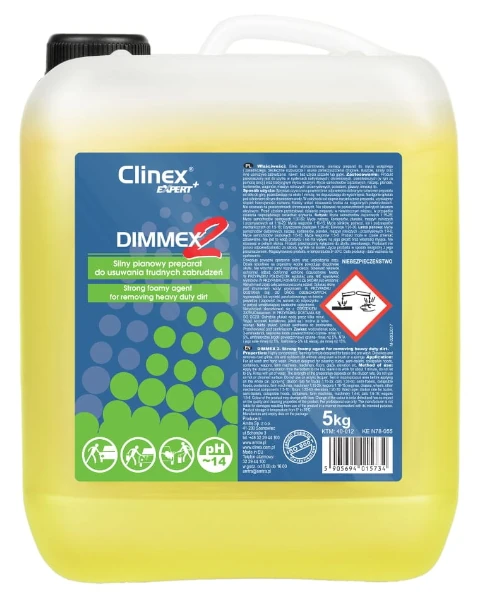uniwersalny środek do usuwania trudnych zabrudzeń z pojazdów i naczep 5 kg DIMMEX 2 Clinex Expert plus