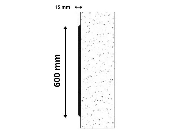 odbojnica ścienna acromat light 60 cm wymiary