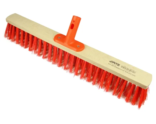 szczotka ulicówka 60 cm z systemem klik RAMP prezentacja łączenia z trzonkiem