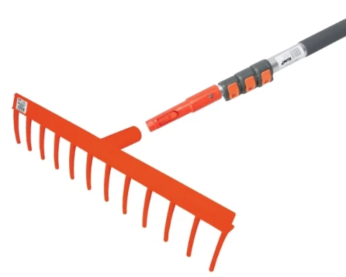 Grabie do trawy z trzonkiem teleskopowym Ramp RG3-P_D-R-M120TELK