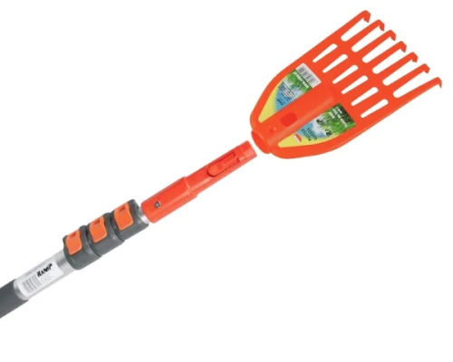 Wąskie grabie z trzonkiem teleskopowym RG6-P_D-R-M120TELK