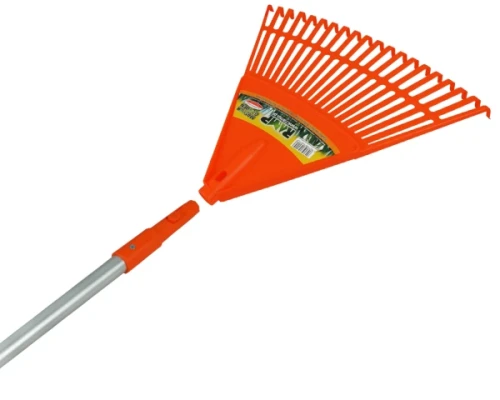 Grabie wachlarzowe do liści 48 cm z aluminiowym trzonkiem Klik Ramp