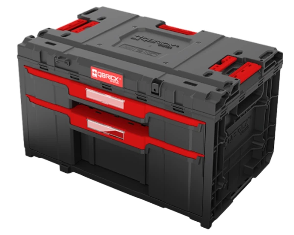 Skrzynia narzędziowa z szufladami Qbrick Drawer 2 Toolbox.2.0 przód