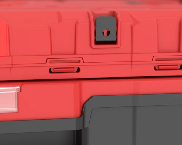Modulowa skrzynka narzedziowa One Drawer 2 Plus Toolbox 2.0 RED miejsce na klodke