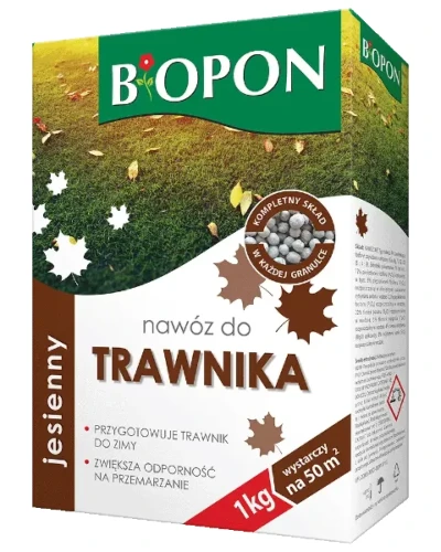 jesienny nawóz do trawnika 1kg BOPON 1077