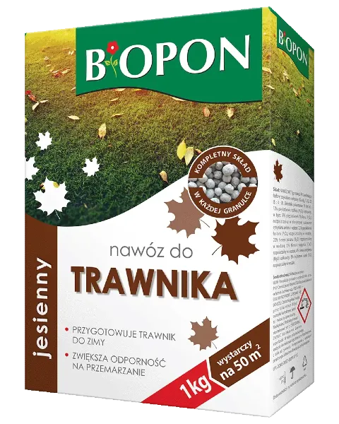 jesienny nawóz do trawnika 1kg BOPON 1077