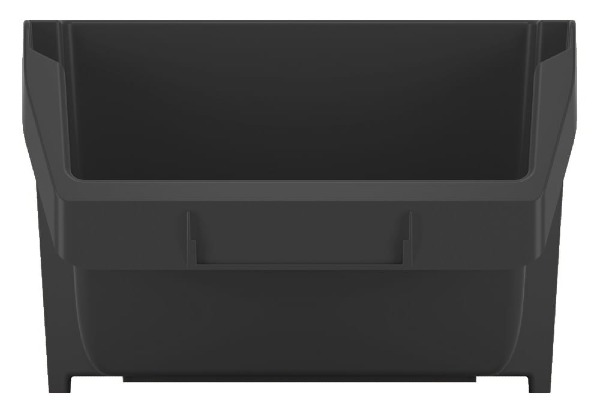 Widok na przód kuwety warsztatowej z miejscem przeznaczonym na etykiety