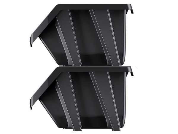 Specjalna konstrukcja kuwety pozwala na sztaplowanie pojemników w górę