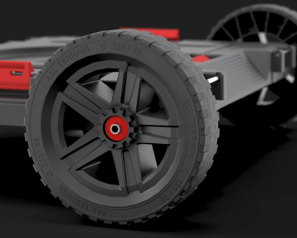 Platforma transportowa Qbrick System One 2.0 Allterrain kola duze