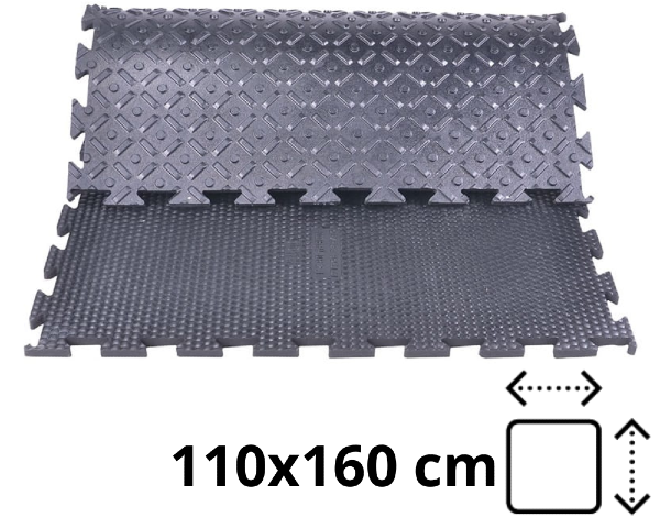 Mata puzzlowa do stajni i obory gumowa 110 x 160 cm DB 2.1