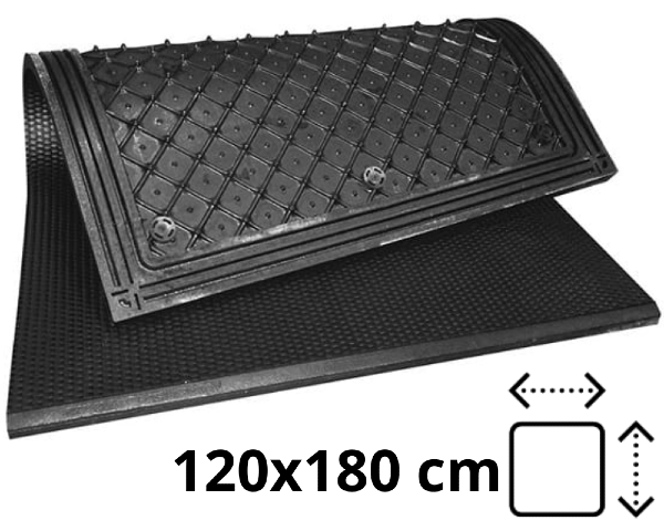 Mata Legowiskowa dla krów DB 1.6 120x180 cm