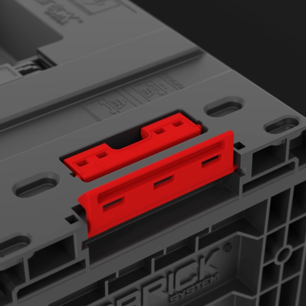 Skrzynka narzędziowa czarna z rączką Qbrick System Prime Toolbox 250 Vario