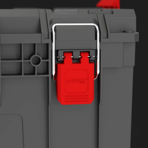 Skrzynka narzędziowa czarna z rączką Qbrick System Prime Toolbox 250 Vario