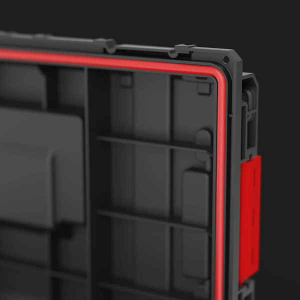 Skrzynka narzędziowa czarna z rączką Qbrick System Prime Toolbox 250 Vario