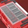 Skrzynia narzędziowa z uchwytem czerwona Qbrick System Prime Toolbox 250 Expert Red Ultra HD Custom
