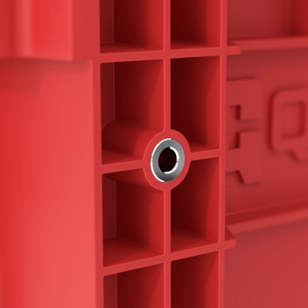 Skrzynka narzędziowa z rączką czerwona Qbrick System Prime Toolbox 250 Expert Red Ultra HD Custom