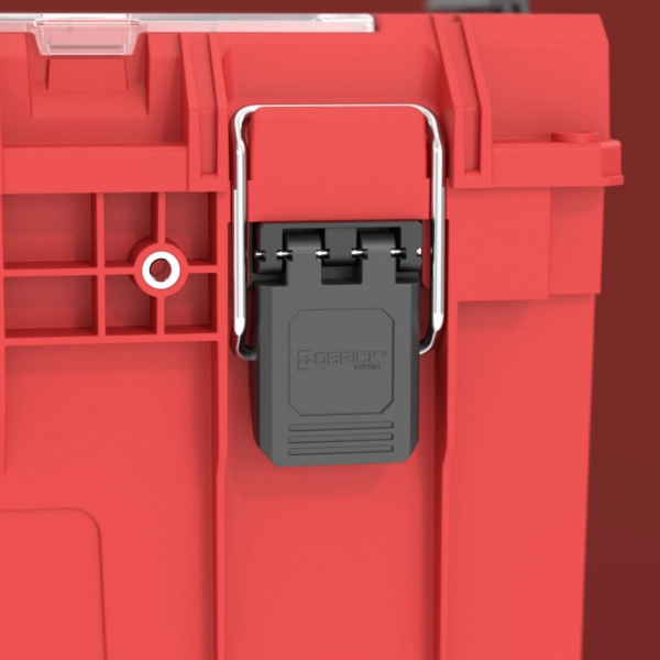 Skrzynka narzędziowa z rączką czerwona Qbrick System Prime Toolbox 250 Expert Red Ultra HD Custom