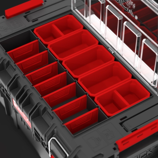 Skrzynka narzędziowa czarna Qbrick System Prime Toolbox 250 Expert