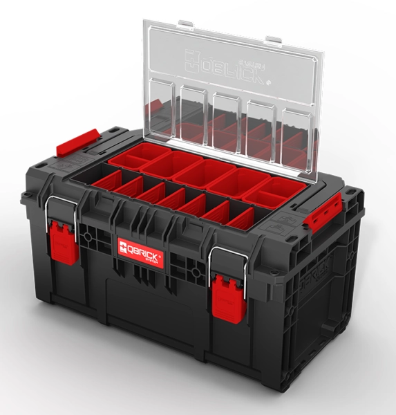 Skrzynka na narzędzia czarna Qbrick System Prime Toolbox 250 Expert