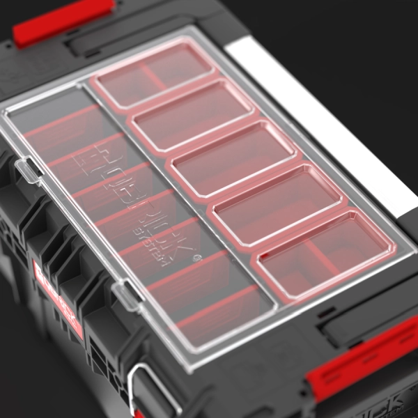 Skrzynka na narzędzia czarna Qbrick System Prime Toolbox 250 Expert