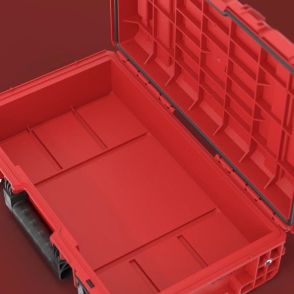 Skrzynka  na narzędzia czerwona Qbrick System Prime Toolbox 150 Vario Red Ultra HD Custom